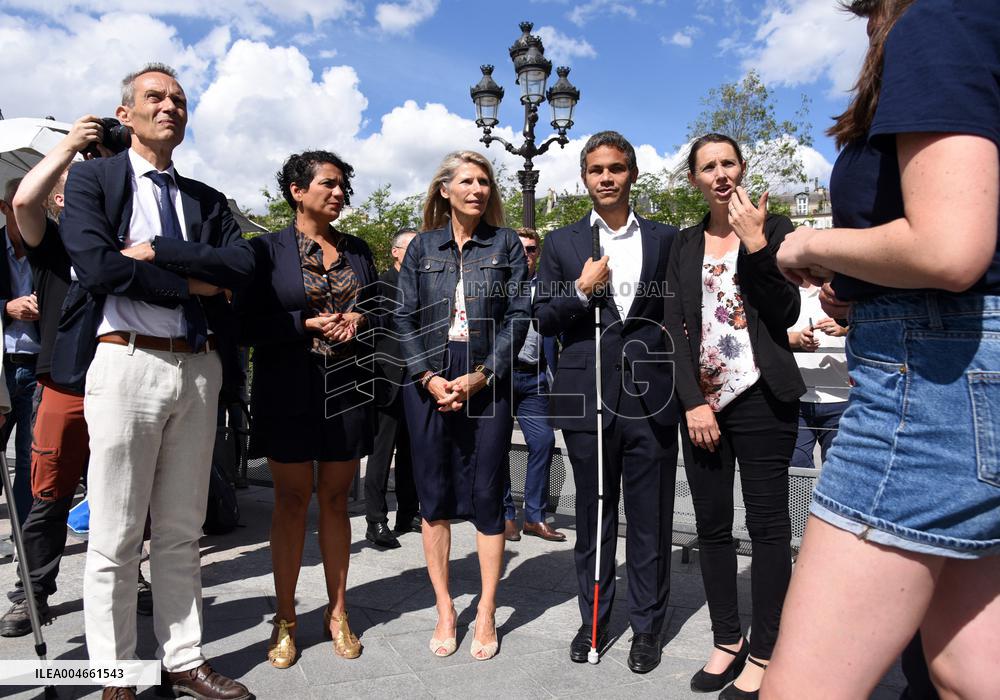 Marie Barsacq Marks First Anniversary At City Hall - Paris