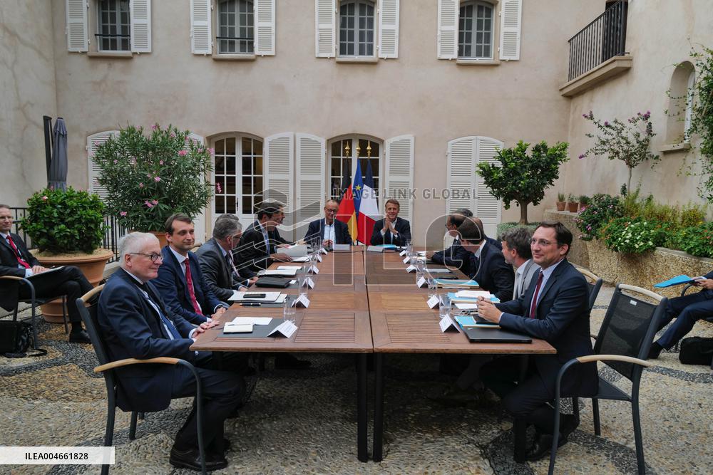 25th Franco-German Ministerial Council - Fort de Bregancon