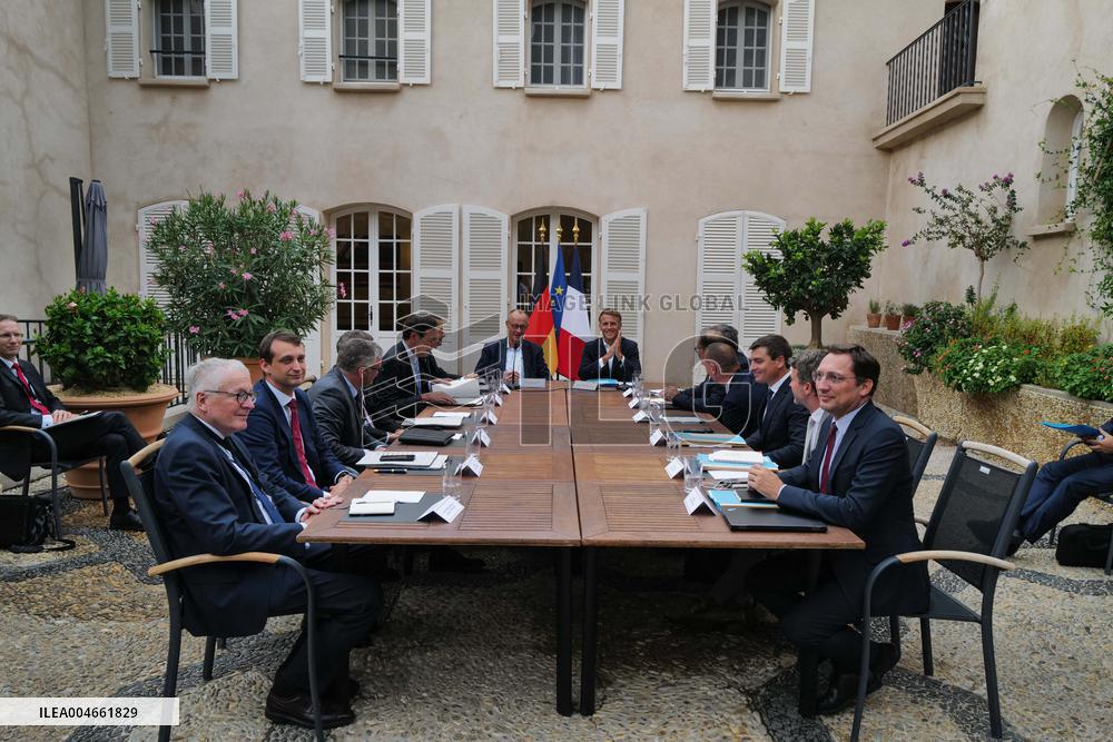 25th Franco-German Ministerial Council - Fort de Bregancon