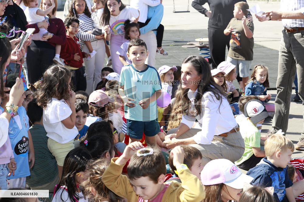 Spanish Royals Galicia  wildfires