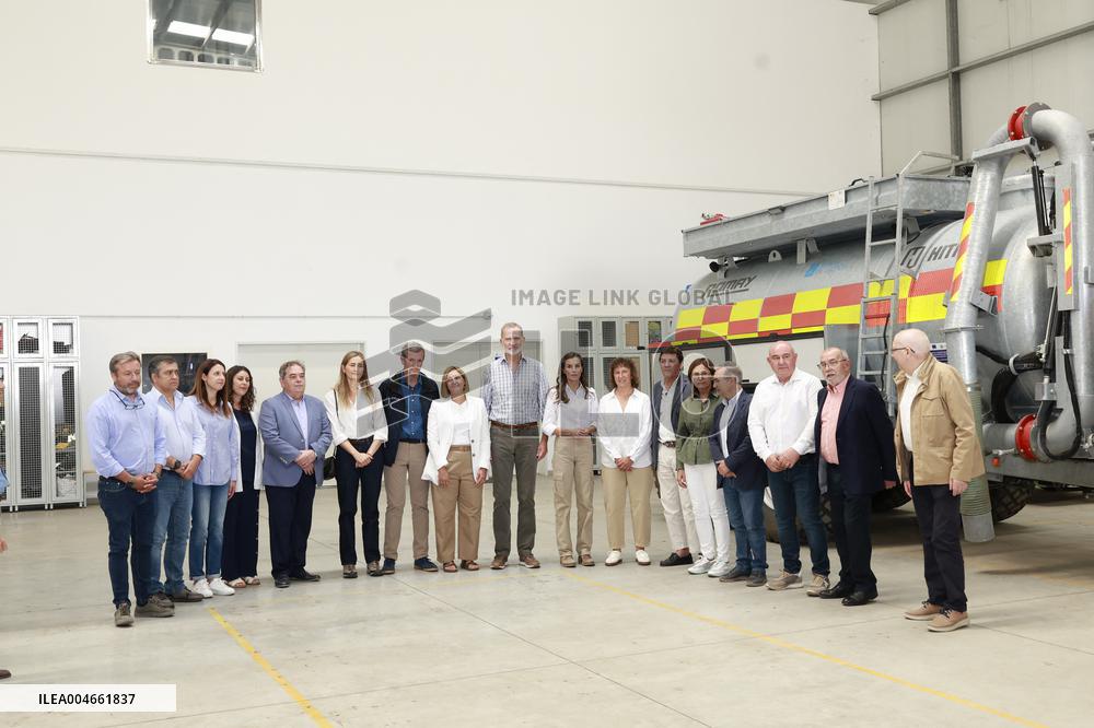 Spanish Royals Galicia  wildfires