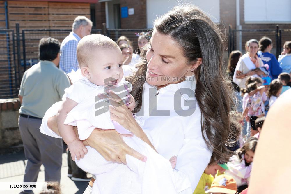 Spanish Royals Galicia  wildfires