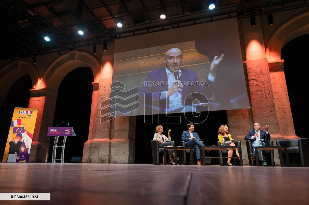 French left-wing Parti Socialiste (PS) Campus - Blois