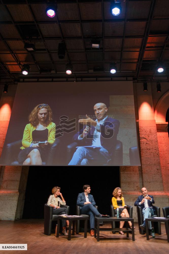 French left-wing Parti Socialiste (PS) Campus - Blois