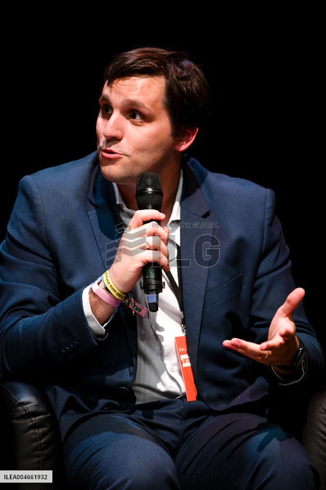 French left-wing Parti Socialiste (PS) Campus - Blois