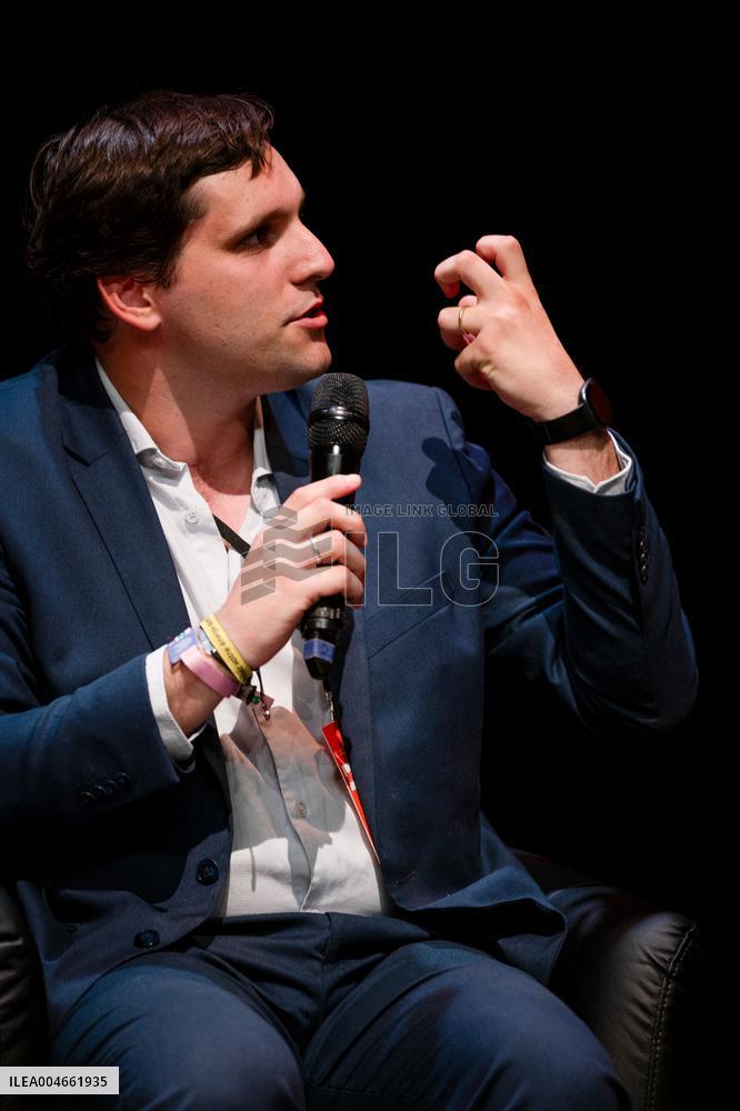 French left-wing Parti Socialiste (PS) Campus - Blois