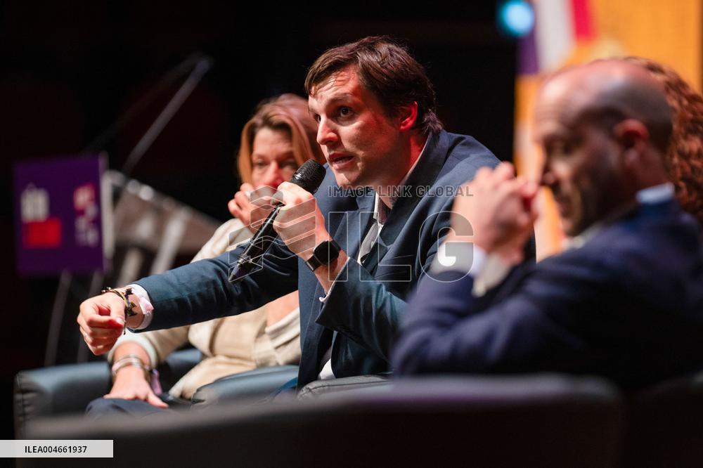 French left-wing Parti Socialiste (PS) Campus - Blois