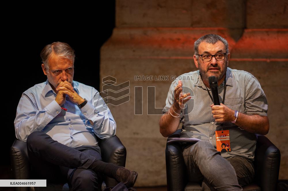 French left-wing Parti Socialiste (PS) Campus - Blois