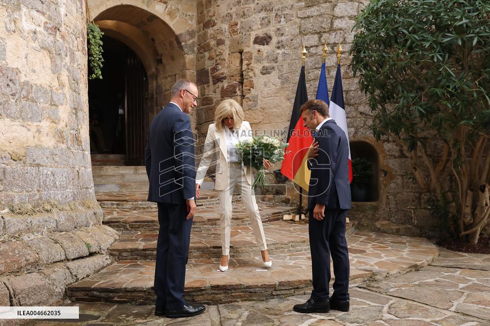 Chancellor Merz And French President Macron Press Statement - Bormes-Les-Mimosa