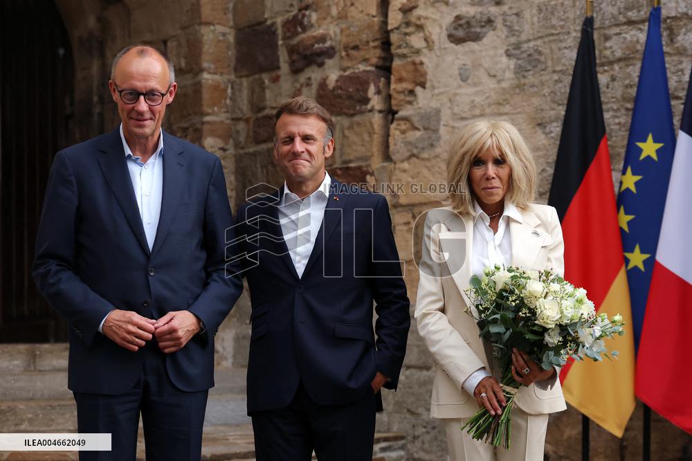 Chancellor Merz And French President Macron Press Statement - Bormes-Les-Mimosa