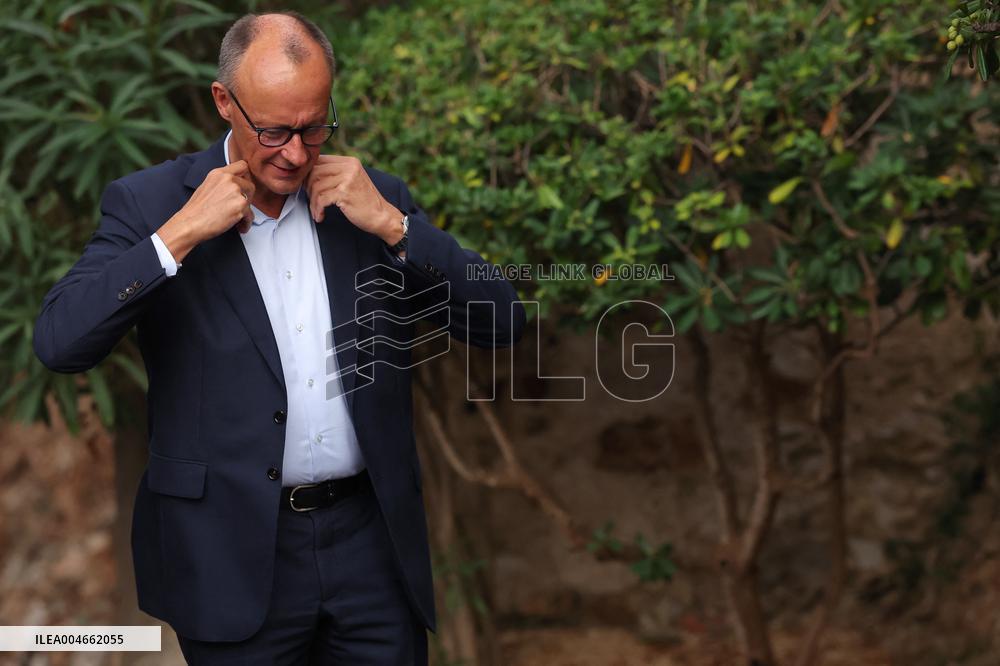 Chancellor Merz And French President Macron Press Statement - Bormes-Les-Mimosa