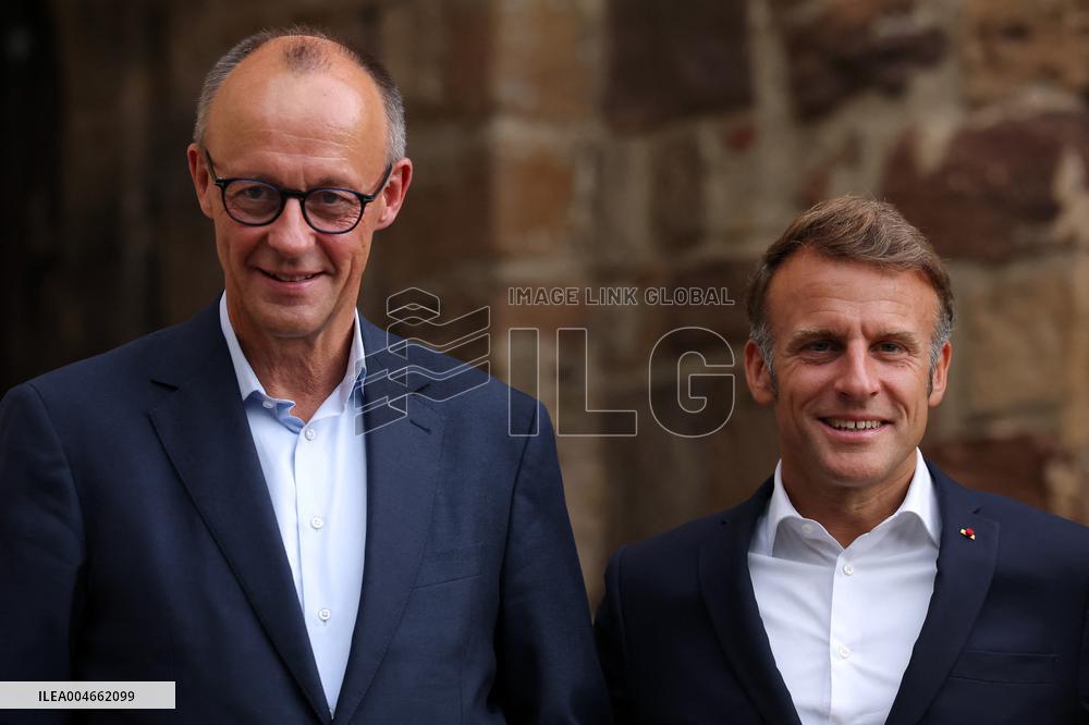 Chancellor Merz And French President Macron Press Statement - Bormes-Les-Mimosa