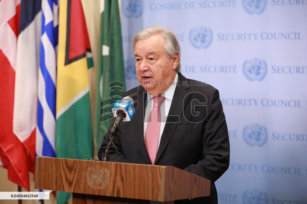 UN Chief Warns of Dangerous New Phase in Gaza Conflict
