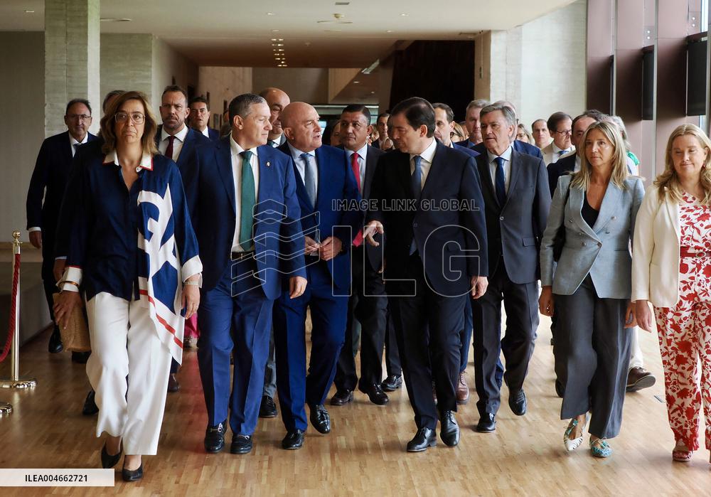 Mañueco Appears to Report on Forest Fires in Castilla Y Leon - Spain