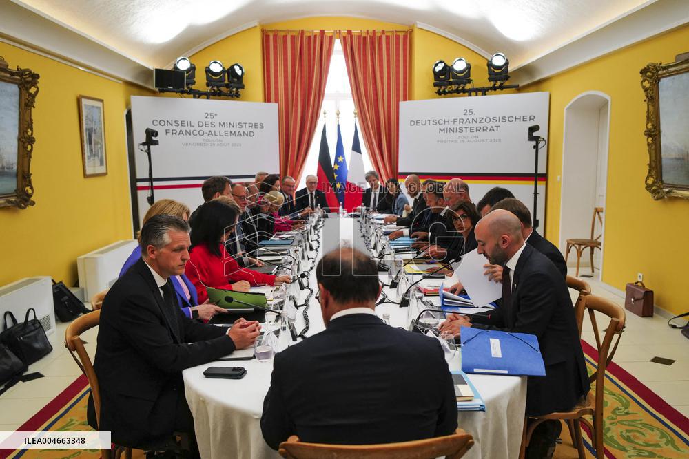 25th Franco-German Ministerial Council - Toulon