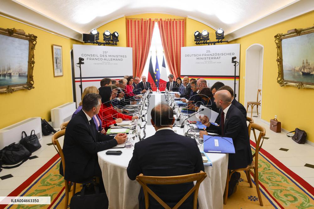 25th Franco-German Ministerial Council - Toulon