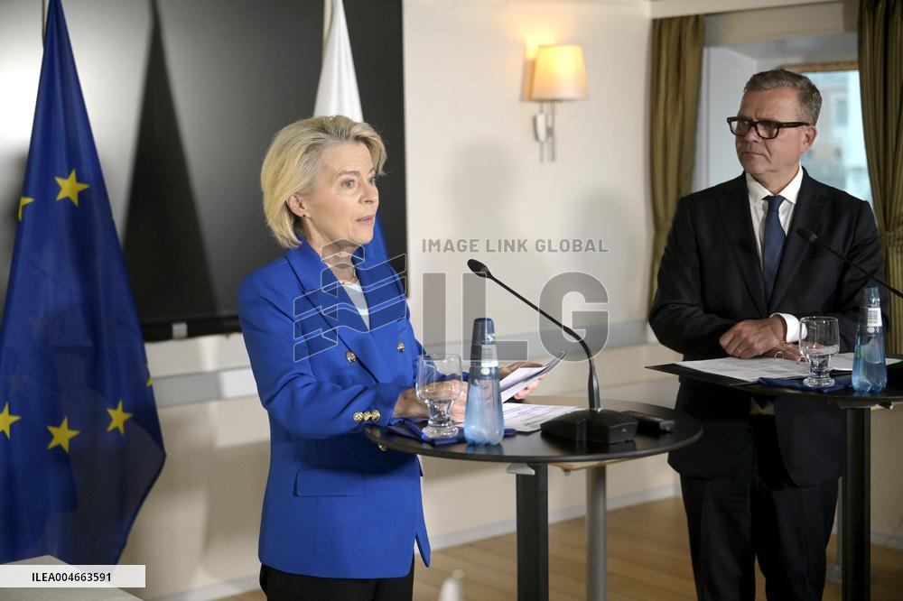 European Commission President Ursula von der Leyen's visit