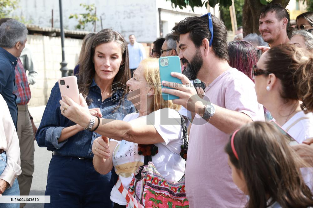 King and Queen Visit Fire-Damaged Villages - Spain