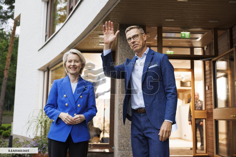 Finnish President Stubb meeting European Commission President von der Leyen