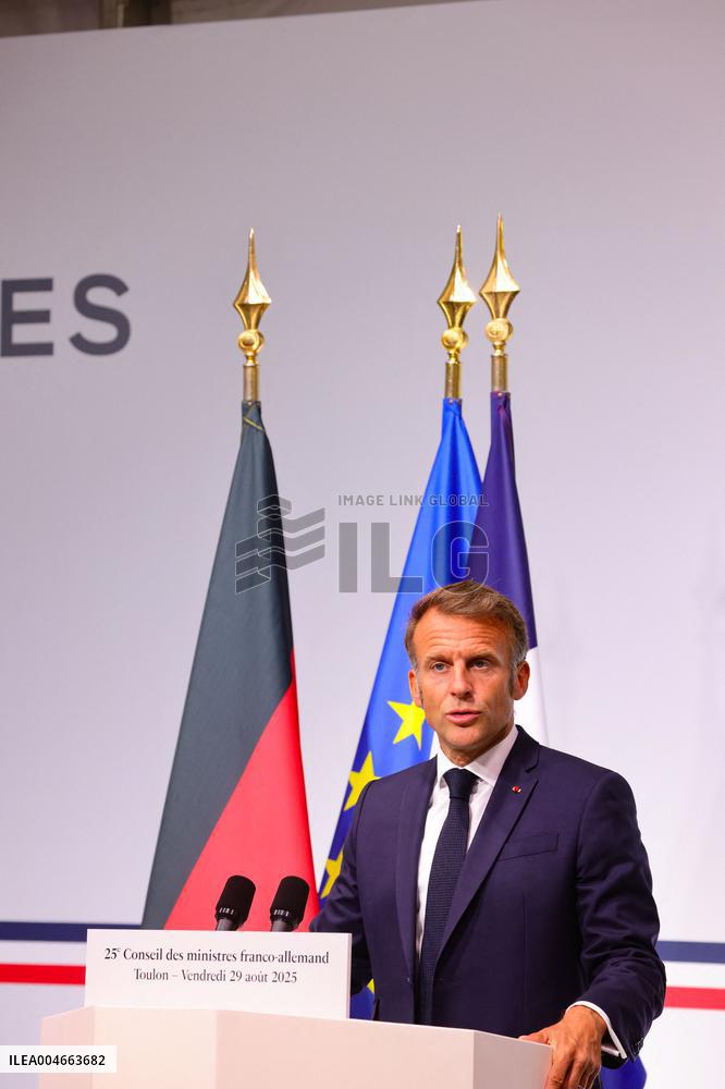 25th Franco-German Ministerial Council - Toulon