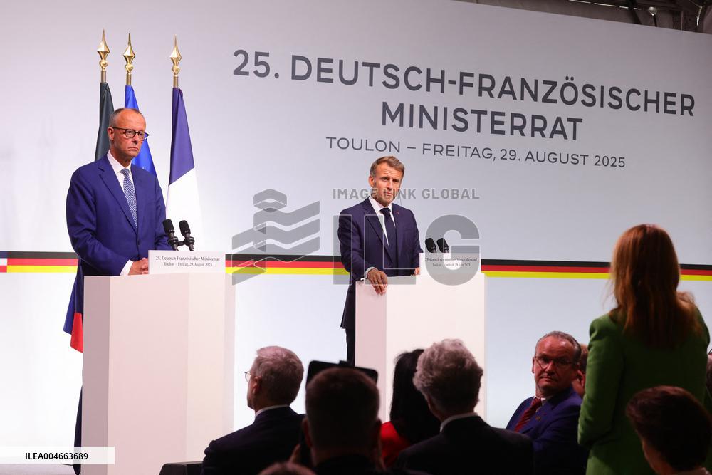 25th Franco-German Ministerial Council - Toulon