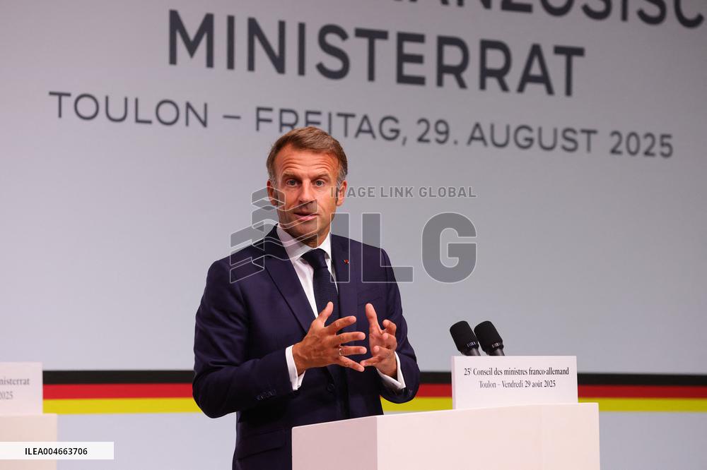 25th Franco-German Ministerial Council - Toulon