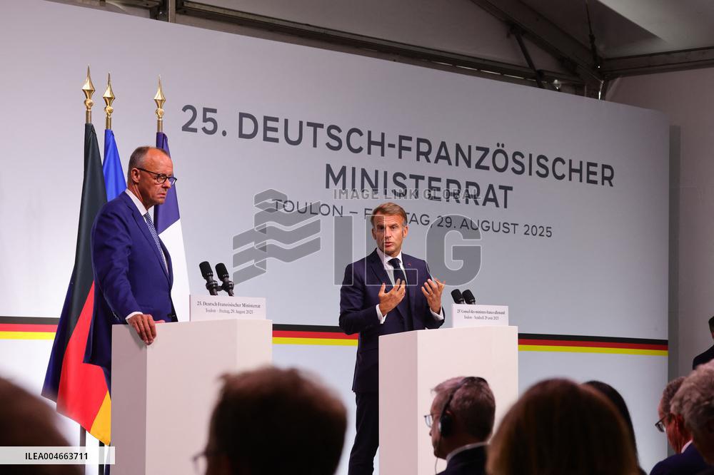 25th Franco-German Ministerial Council - Toulon