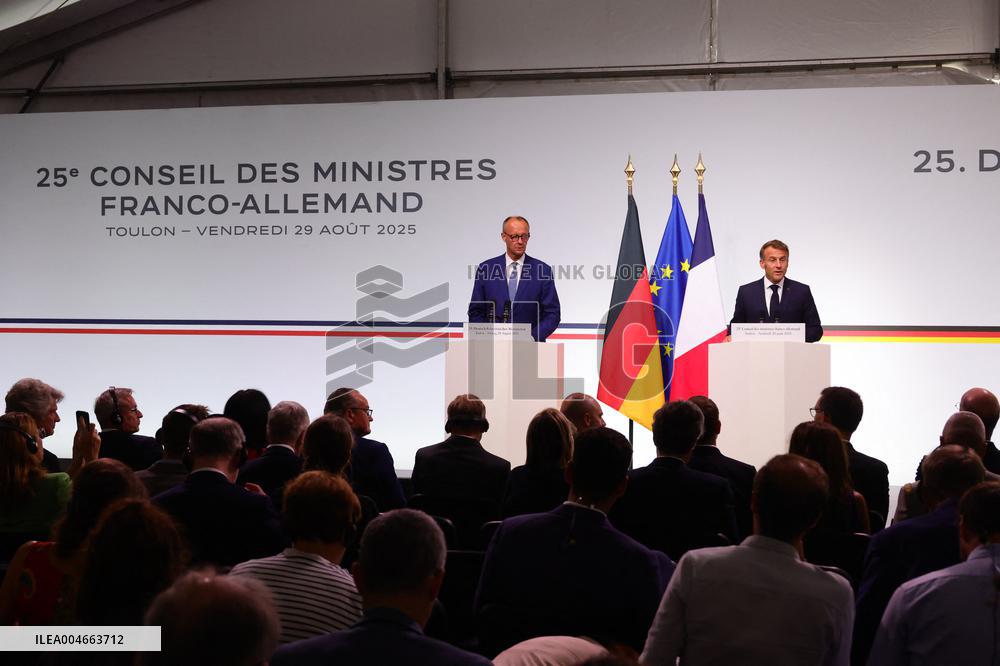 25th Franco-German Ministerial Council - Toulon