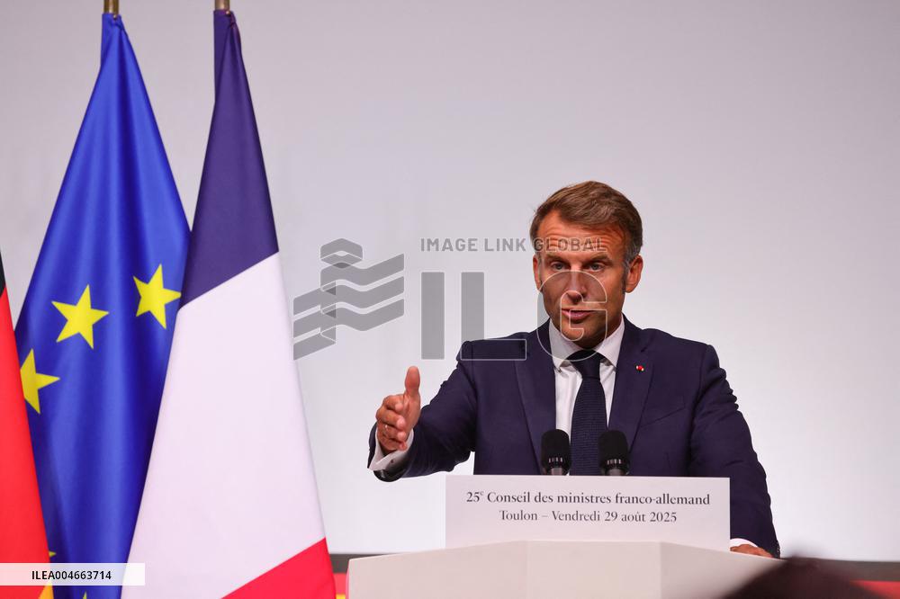 25th Franco-German Ministerial Council - Toulon