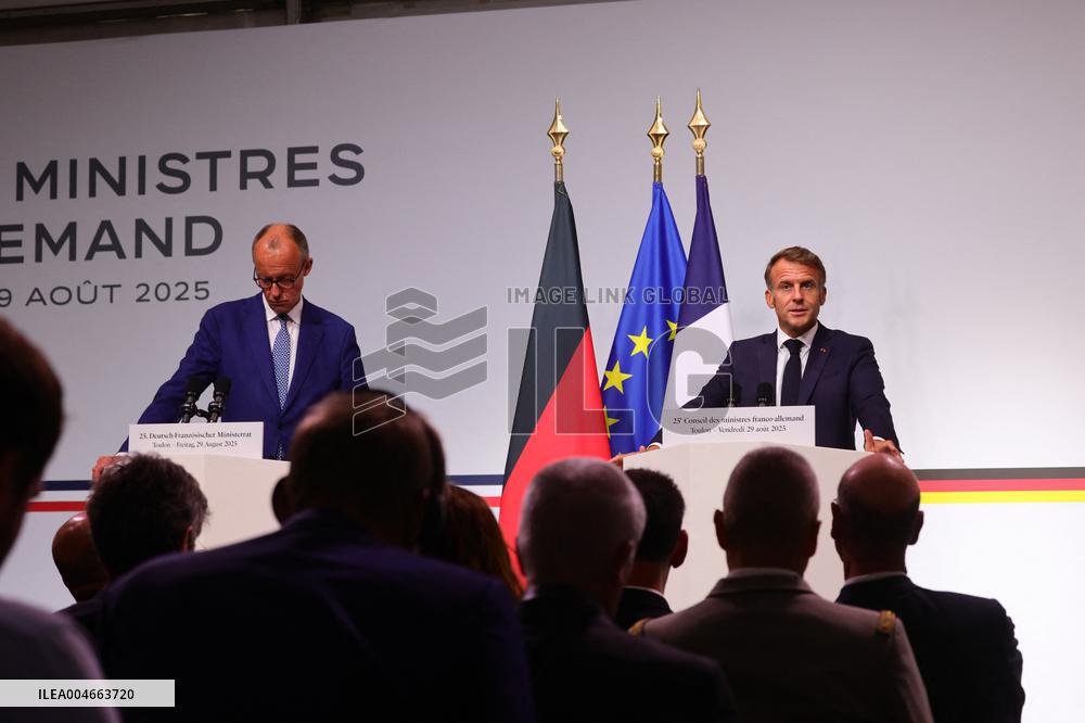 25th Franco-German Ministerial Council - Toulon