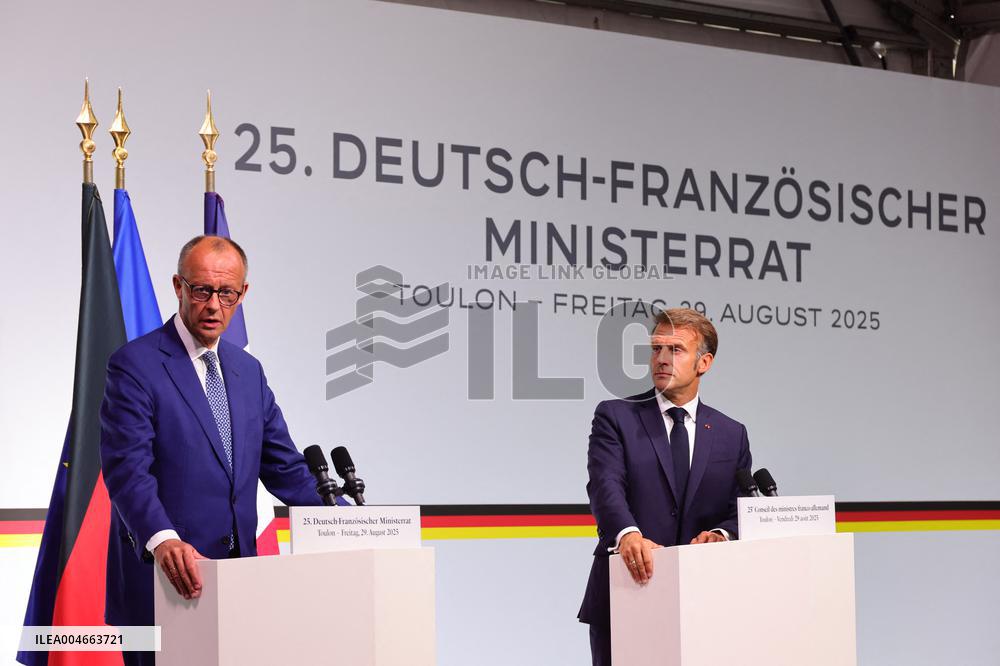 25th Franco-German Ministerial Council - Toulon
