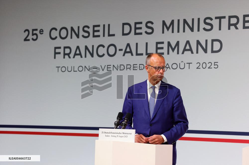 25th Franco-German Ministerial Council - Toulon