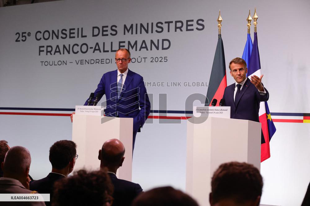 25th Franco-German Ministerial Council - Toulon