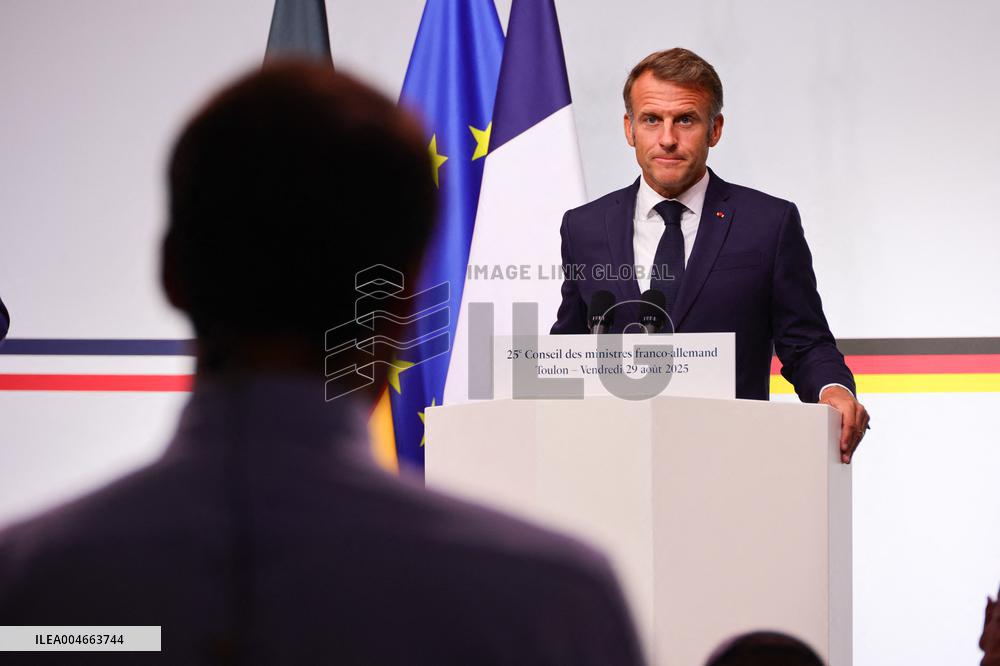 25th Franco-German Ministerial Council - Toulon