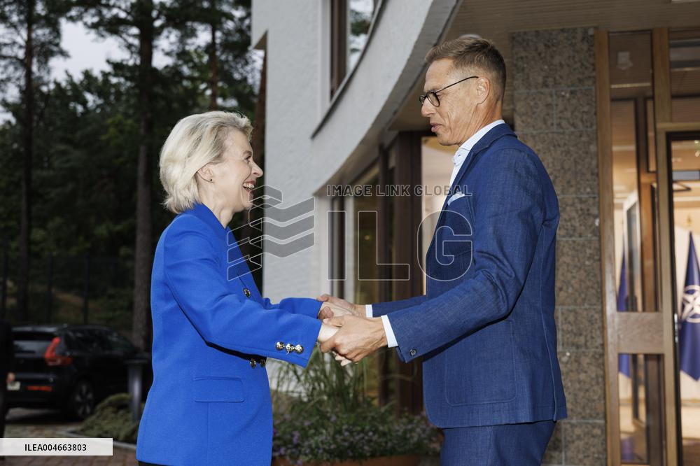 Finnish President Stubb meeting European Commission President von der Leyen