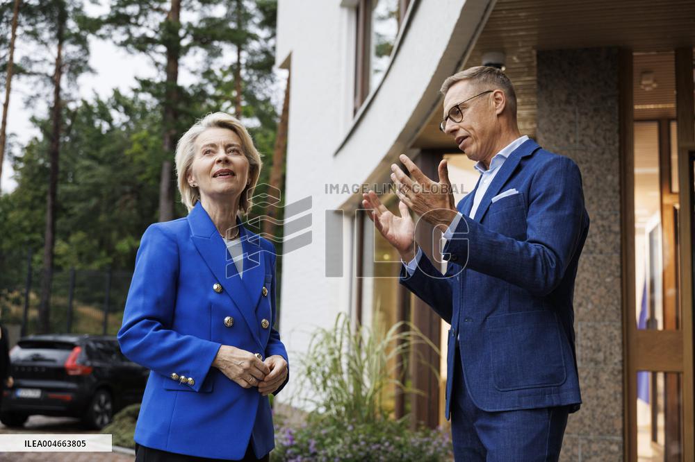 Finnish President Stubb meeting European Commission President von der Leyen