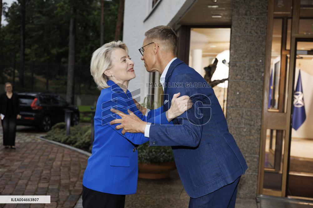 Finnish President Stubb meeting European Commission President von der Leyen