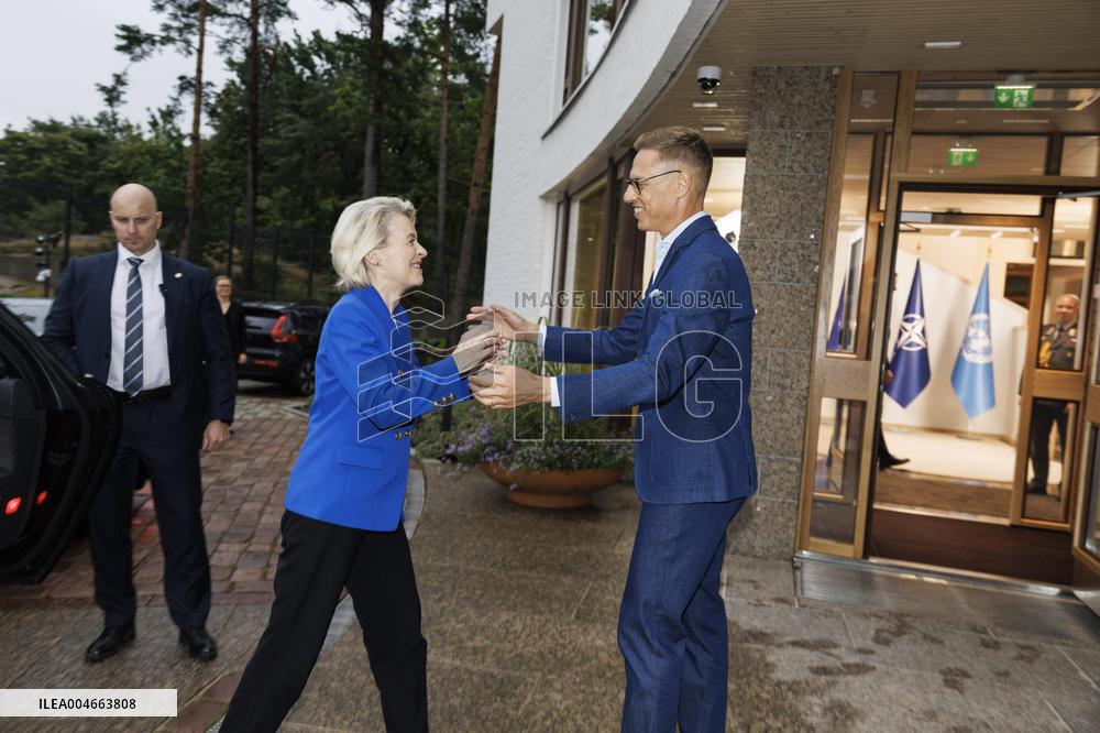 Finnish President Stubb meeting European Commission President von der Leyen