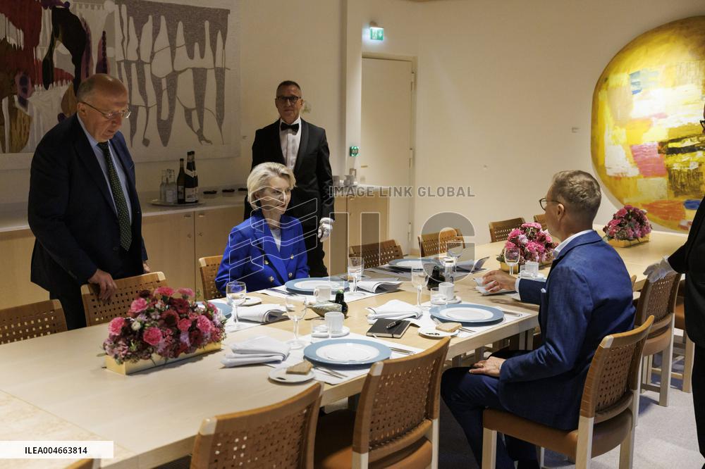 Finnish President Stubb meeting European Commission President von der Leyen