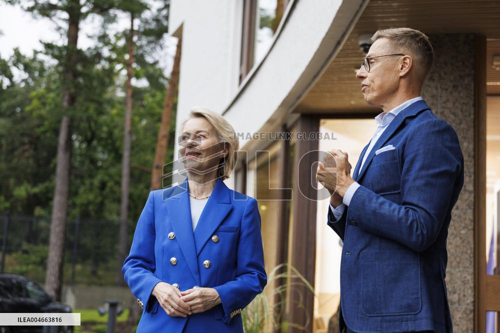 Finnish President Stubb meeting European Commission President von der Leyen