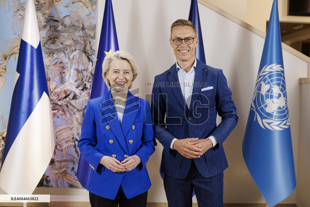 Finnish President Stubb meeting European Commission President von der Leyen