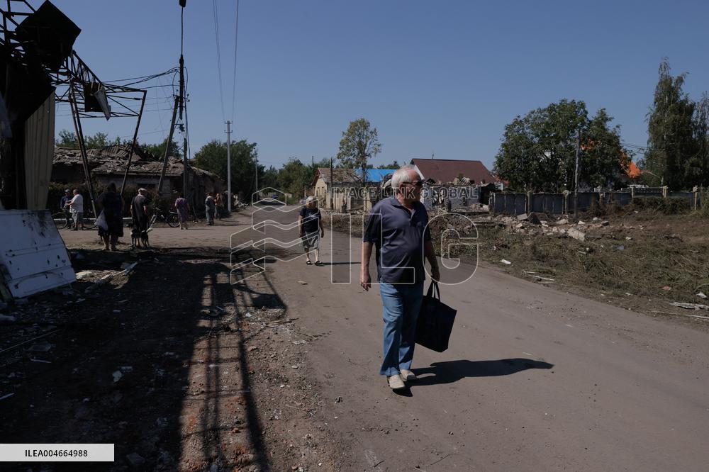 Russians Shelled Sloviansk at Night - Ukraine