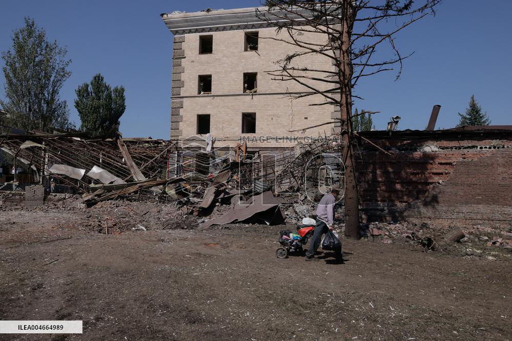 Russians Shelled Sloviansk at Night - Ukraine