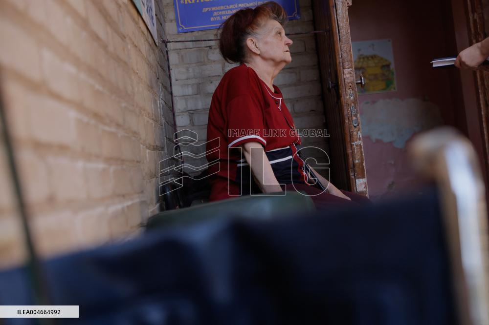 Russians Shelled Sloviansk at Night - Ukraine