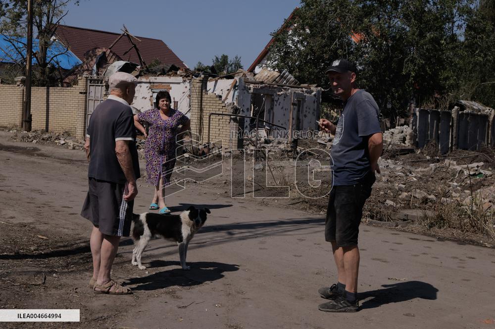 Russians Shelled Sloviansk at Night - Ukraine