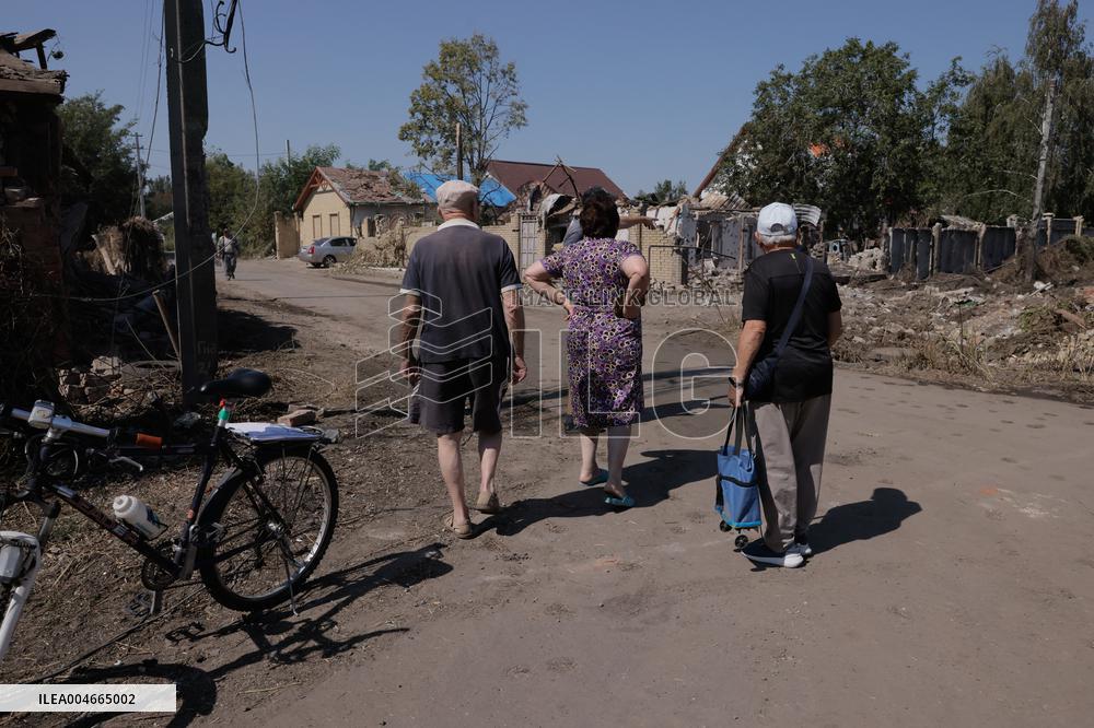 Russians Shelled Sloviansk at Night - Ukraine