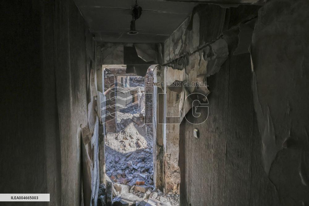 Russians Shelled Sloviansk at Night - Ukraine