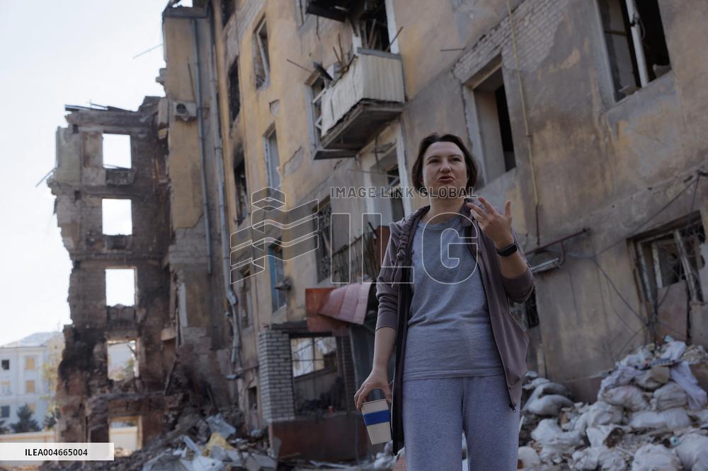 Russians Shelled Sloviansk at Night - Ukraine