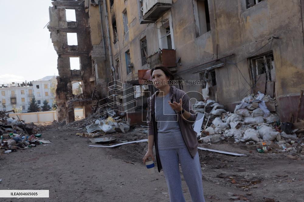 Russians Shelled Sloviansk at Night - Ukraine