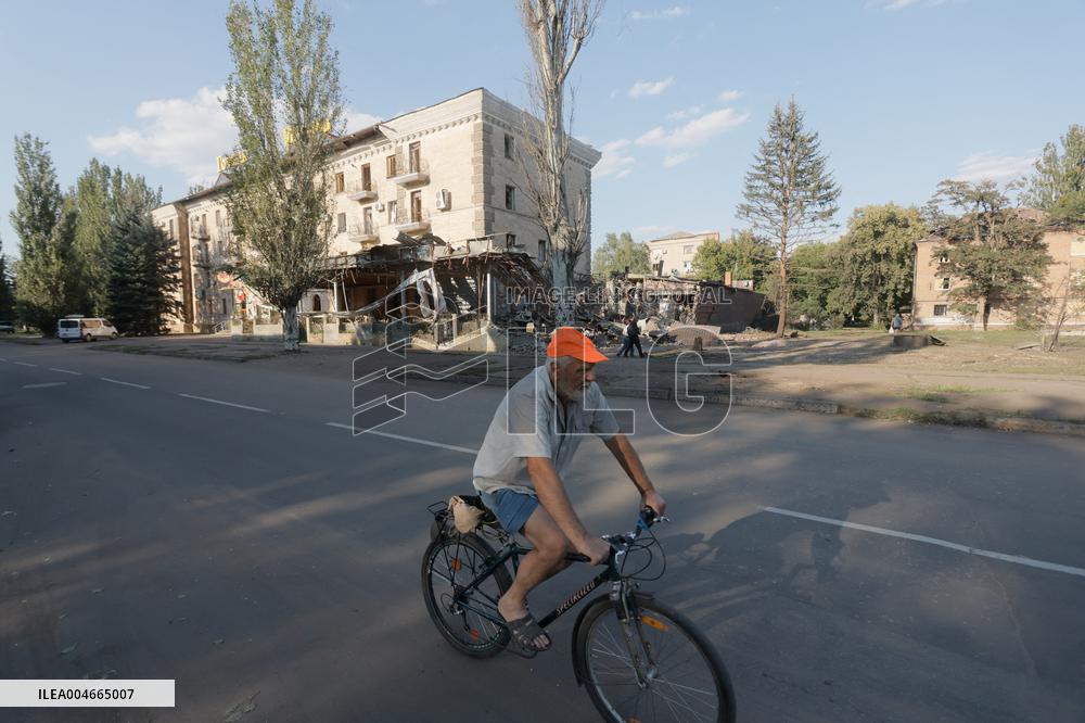 Russians Shelled Sloviansk at Night - Ukraine